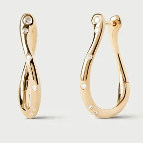 PDPAOLA AIR MINI HOOP EARRINGS AR01-F52-U