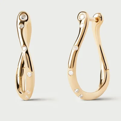 PDPAOLA AIR MINI HOOP EARRINGS AR01-F52-U
