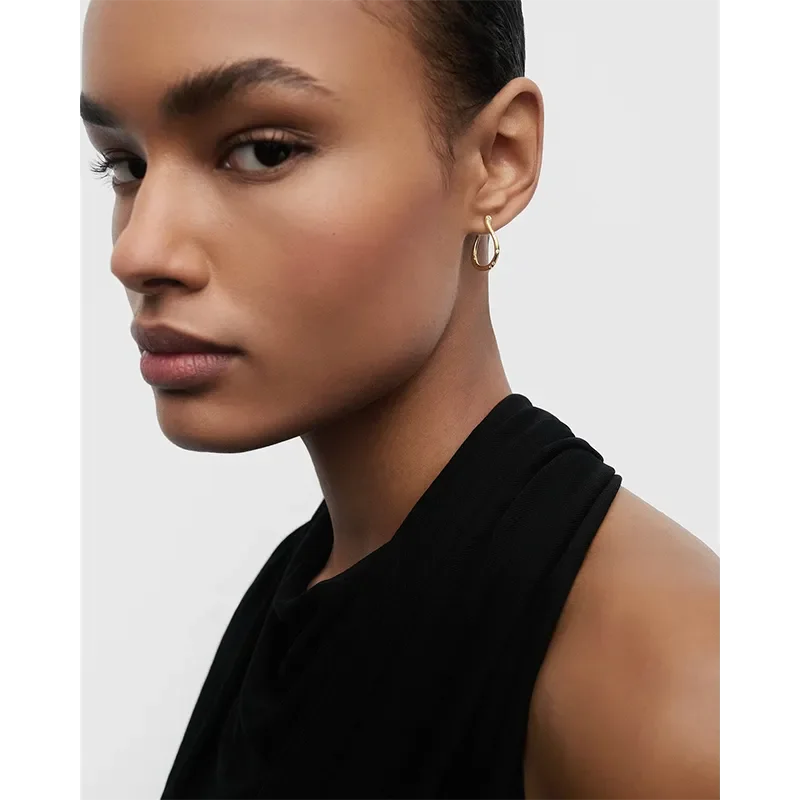 PDPAOLA AIR MINI HOOP EARRINGS AR01-F52-U