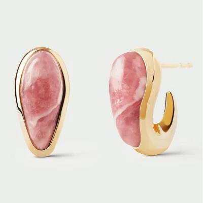 PDPAOLA RHODOCHROSITE LUNA EARRINGS AR01-G03-U
