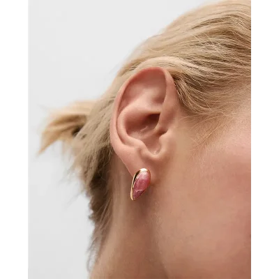 PDPAOLA RHODOCHROSITE LUNA EARRINGS AR01-G03-U