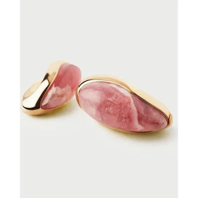 PDPAOLA RHODOCHROSITE LUNA EARRINGS AR01-G03-U