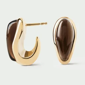 PDPAOLA QUARTZ LUNA EARRINGS AR01-G07-U