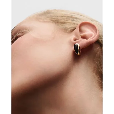 PDPAOLA QUARTZ LUNA EARRINGS AR01-G07-U