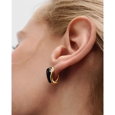 PDPAOLA QUARTZ LUNA EARRINGS AR01-G07-U