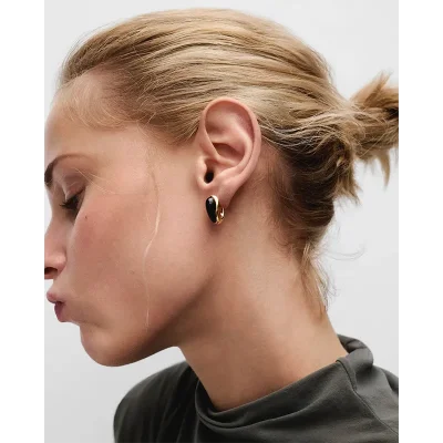 PDPAOLA QUARTZ LUNA EARRINGS AR01-G07-U