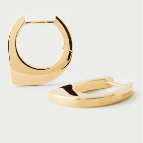 PDPAOLA ODA HOOP EARRINGS AR01-G20-U