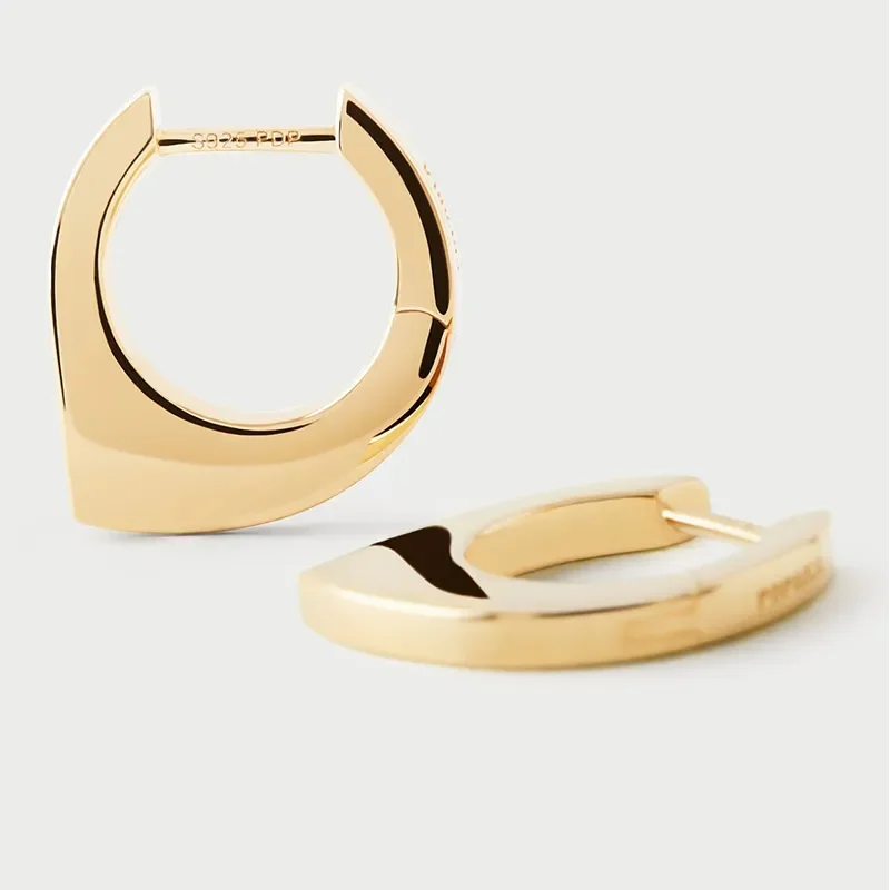 PDPAOLA ODA HOOP EARRINGS AR01-G20-U