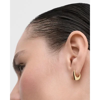 PDPAOLA ODA HOOP EARRINGS AR01-G20-U