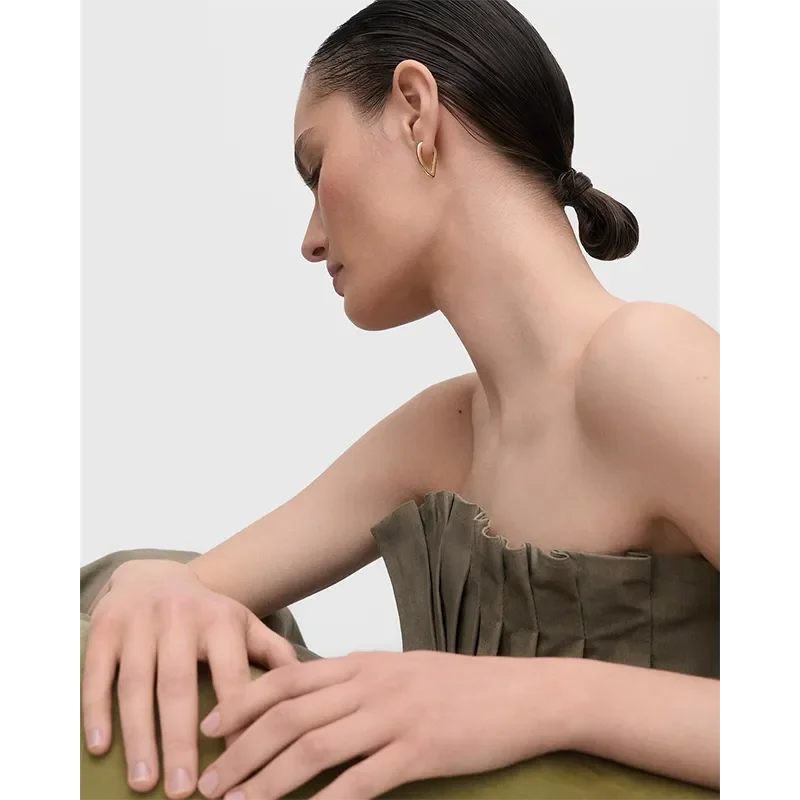 PDPAOLA VENTO MINI HOOP EARRINGS AR01-G25-U