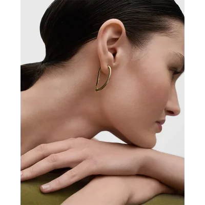 PDPAOLA VENTO HOOP EARRINGS AR01-G31-U