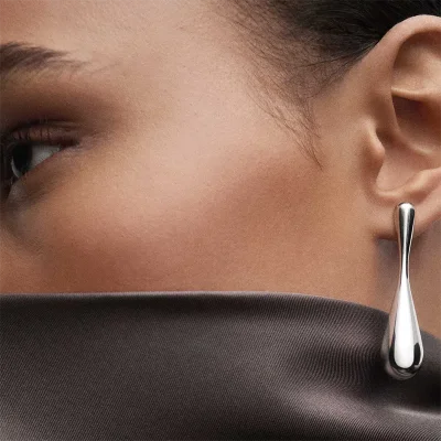 PDPAOLA GLACIER SILVER EARRINGS AR02-E19-U