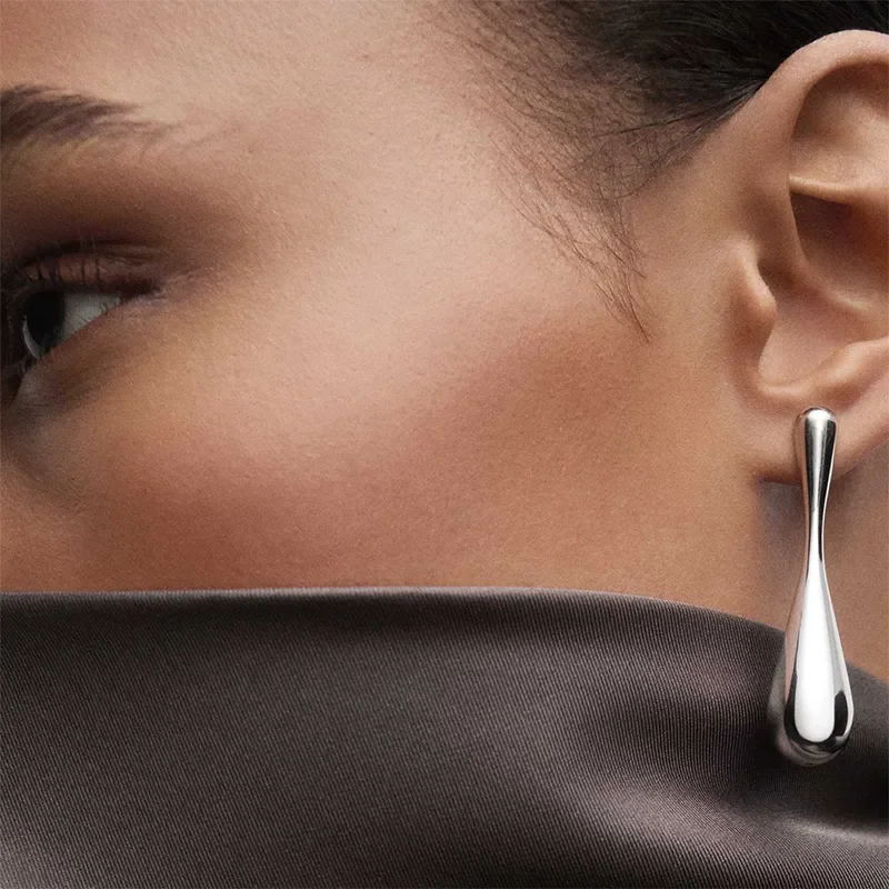 PDPAOLA GLACIER SILVER EARRINGS AR02-E19-U