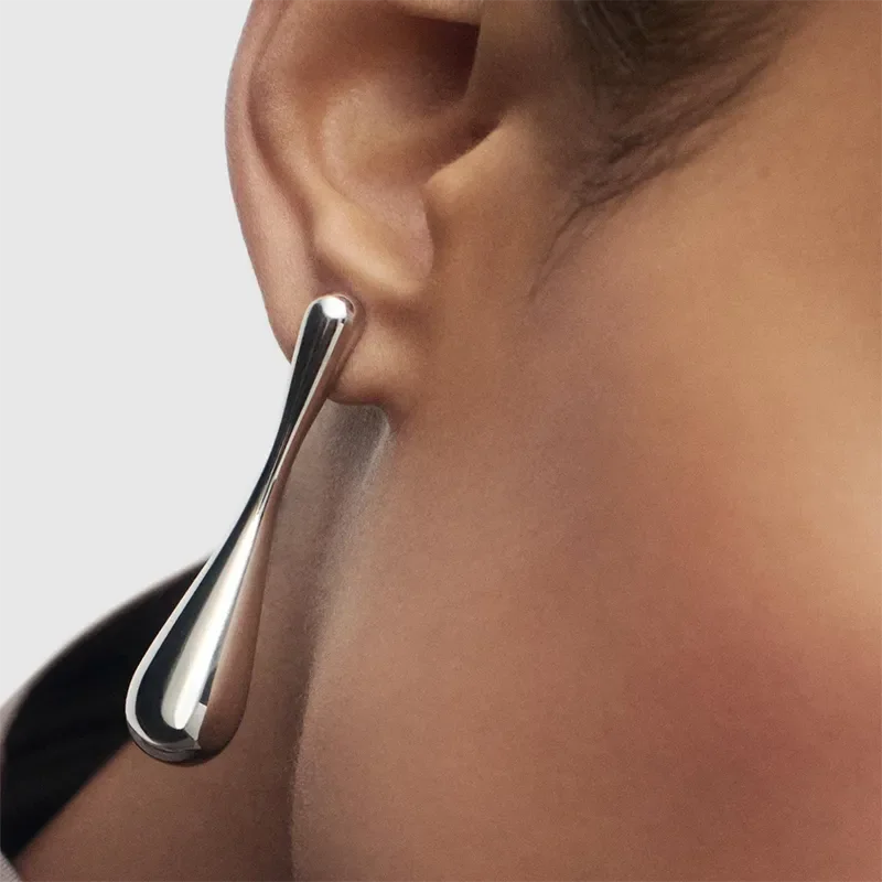 PDPAOLA GLACIER SILVER EARRINGS AR02-E19-U