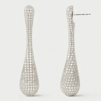 PDPAOLA PAVE GLACIER EARRINGS AR02-E20-U