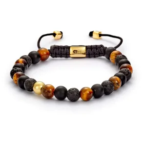 ALEXANDER LYNGGAARD LOS ANGELES BRAIDED 6MM BRACELET B00012