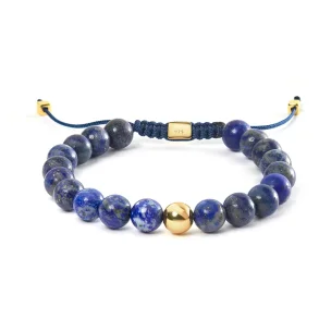 ALEXANDER LYNGGAARD LAPIS BRAIDED 8MM BRACELET B00163