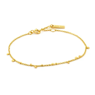 ANIA HAIE GEOMETRY MIXED DISCS BRACELET B005-02G
