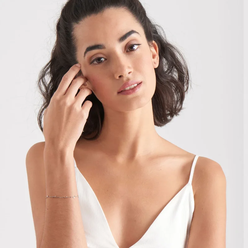 ANIA HAIE GEOMETRY MIXED DISCS BRACELET B005-02H