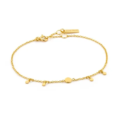 ANIA HAIE GEOMETRY DROP DISCS BRACELET B005-03G