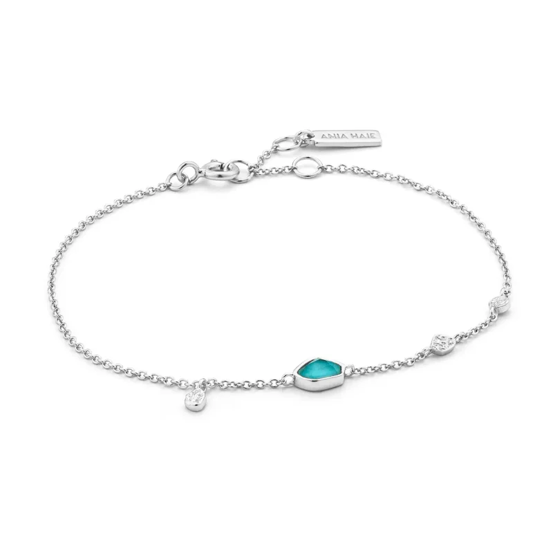 ANIA HAIE TURQUOISE DISCS BRACELET B014-01H