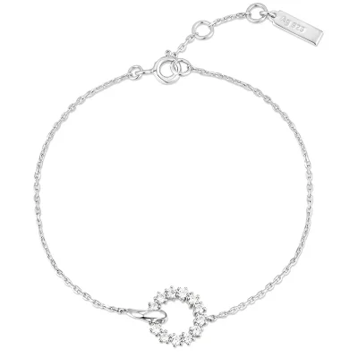 ANIA HAIE INTERLINKED CIRCLES PAVE BRACELET B056-01H
