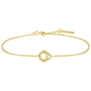 ANIA HAIE HOOP FRESHWATER PEARL BRACELET B058-03G