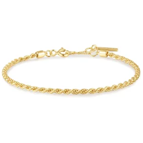 ANIA HAIE GOLD ROPE TWIST BRACELET B058-04G