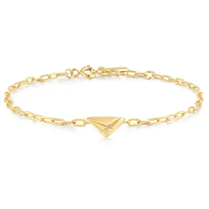 ANIA HAIE GOLD TRIANGLE KISS BRACELET B059-01G