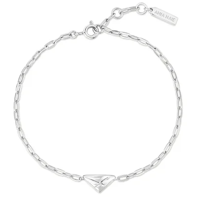 ANIA HAIE SILVER TRIANGLE KISS BRACELET B059-01H