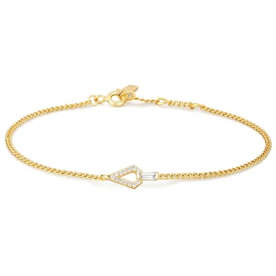 ANIA HAIE GEOMETRIC CUBIC ZIRCONIA BRACELET B059-02G