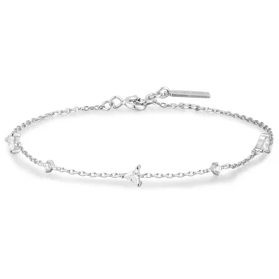 ANIA HAIE TRIANGULAR CUBIC ZIRCONIA STATION BRACELET B059-03H