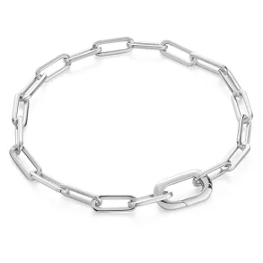 ANIA HAIE SILVER LINKED CHUNKY BRACELET B060-02H