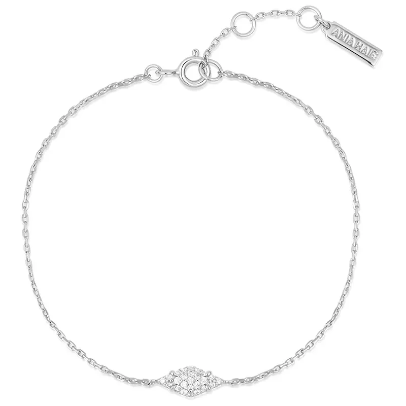 ANIA HAIE SILVER PAVE SPARKLE BRACELET B061-01H