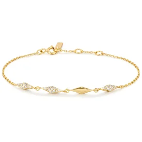 ANIA HAIE GOLD MULTI SPARKLE BRACELET B061-04G