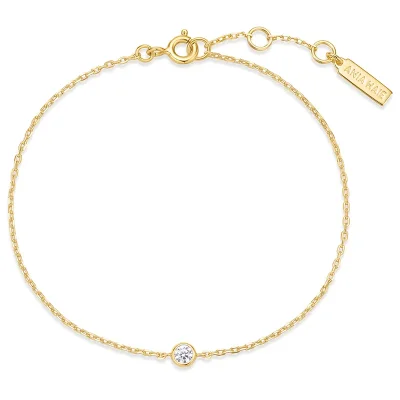 ANIA HAIE GOLD SPARKLE BEZEL BRACELET B062-01G