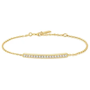 ANIA HAIE GOLD PAVE BAR BRACELET B062-02G