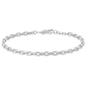 ANIA HAIE SILVER MEDIUM CHAIN BRACELET B062-03H