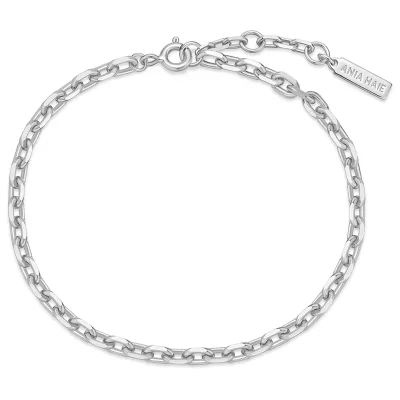 ANIA HAIE SILVER MEDIUM CHAIN BRACELET B062-03H