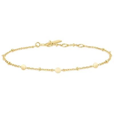 ANIA HAIE GOLD DISC STATION BRACELET B063-01G