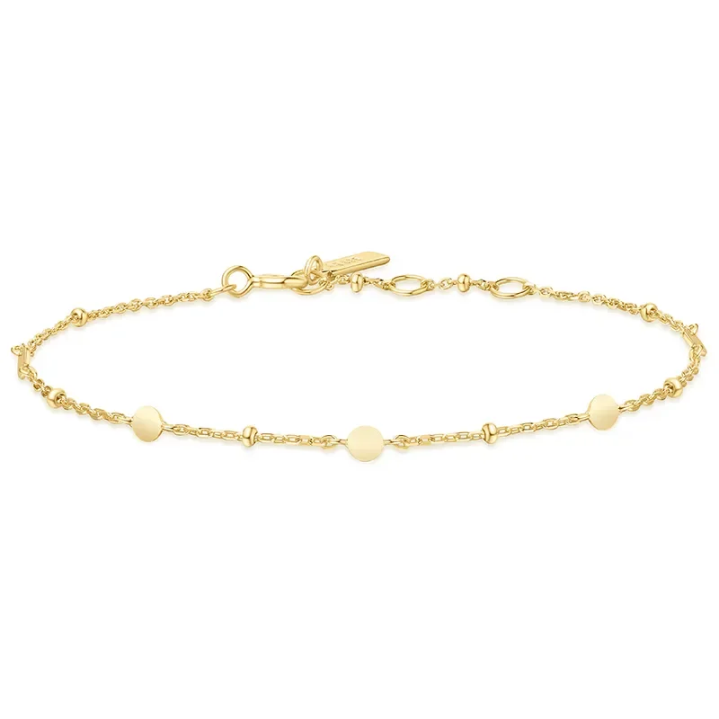 ANIA HAIE GOLD DISC STATION BRACELET B063-01G