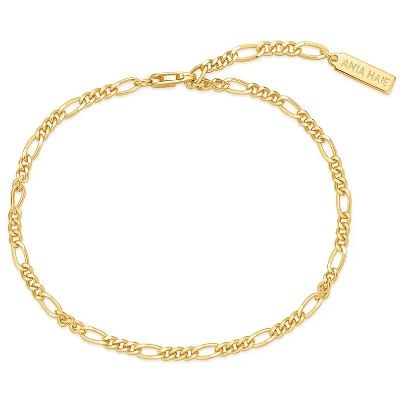 ANIA HAIE GOLD FILIA CURB CHAIN BRACELET B063-02G