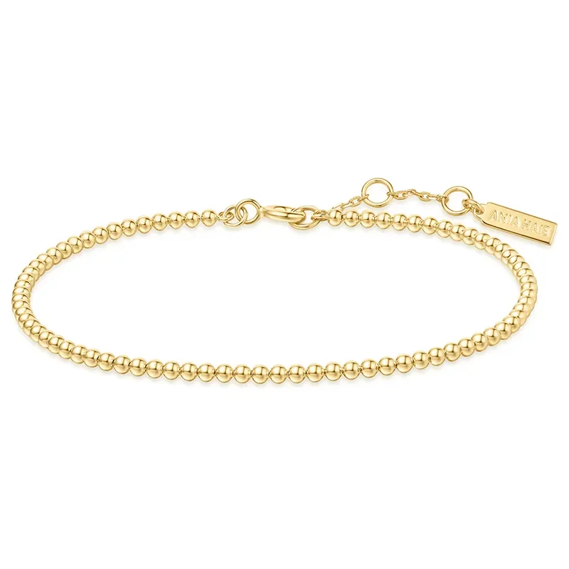 ANIA HAIE GOLD BEADED BRACELET B063-03G