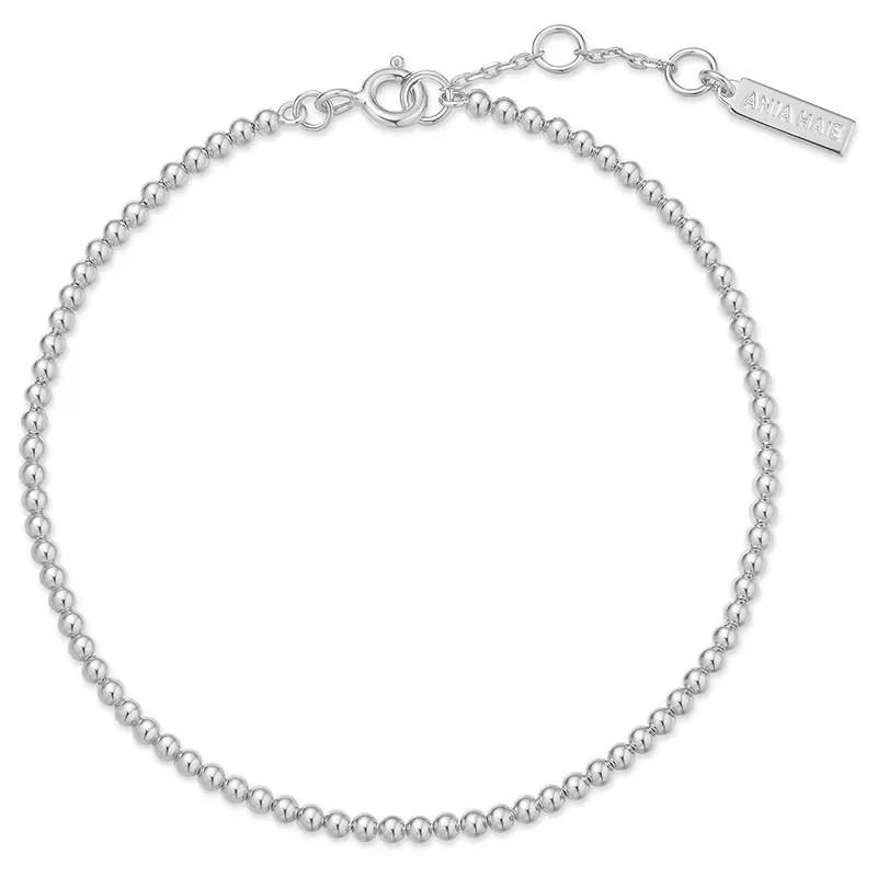 ANIA HAIE SILVER BEADED BRACELET B063-03H