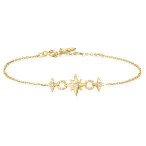 ANIA HAIE GOLD LINKED STAR BRACELET B063-05G