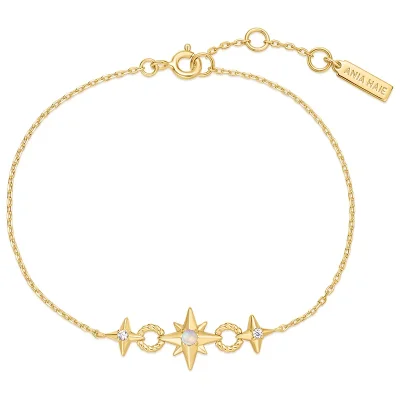 ANIA HAIE GOLD LINKED STAR BRACELET B063-05G