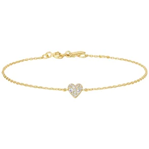 ANIA HAIE GOLD SWEETHEART PAVE BRACELET B064-01G