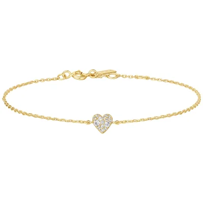 ANIA HAIE GOLD SWEETHEART PAVE BRACELET B064-01G