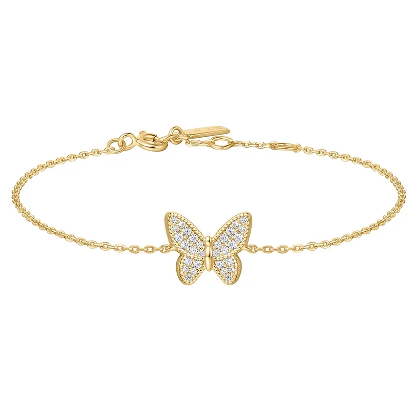 ANIA HAIE GOLD BUTTERFLY PAVE BRACELET B064-02G