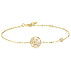 ANIA HAIE GOLD STAR MOP BRACELET B065-02G